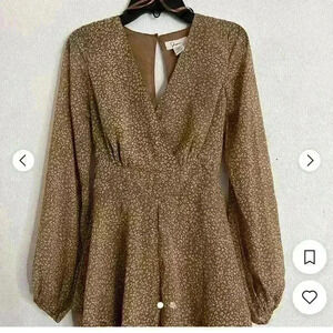 NWT FUN & FLIRT LONG SLEEVE ROMPER